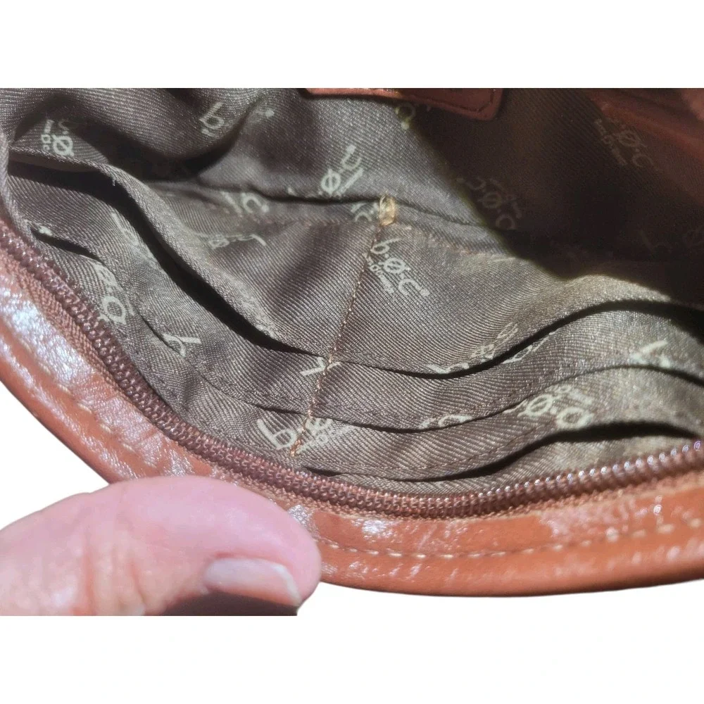 Women's b.o.c Born Concept Brick Red,‎ Brown Faux Leather Wristlet